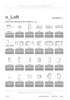 Catalogo dimensioni LOFT in formato PDF 