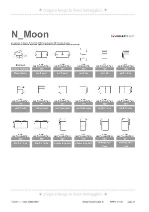 Catalogo dimensioni MOON in formato PDF 