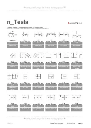 Catalogo dimensioni TESLA in formato PDF 