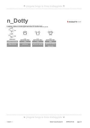 Catalogo dimensioni DOTTY – BASE CHIUSA in formato PDF 