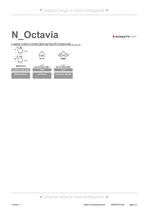 Catalogo dimensioni OCTAVIA in formato PDF 
