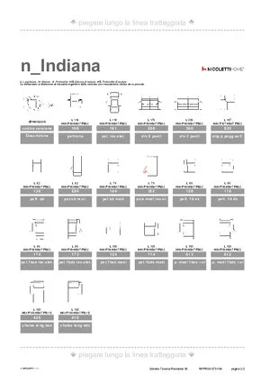 Catalogo dimensioni BISMARK in formato PDF 