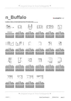 Catalogo dimensioni BUFFALO in formato PDF 
