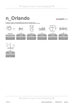 Catalogo dimensioni ORLANDO in formato PDF 