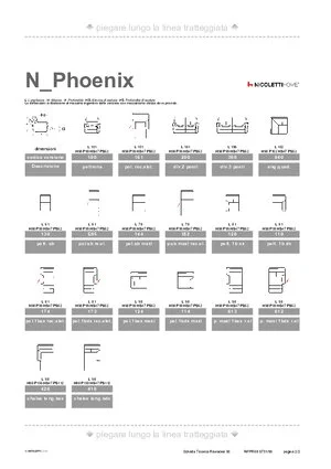 Catalogo dimensioni PHOENIX in formato PDF 