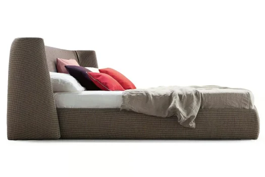 Letto matrimoniale con testiera imbottita - BASKET di Bonaldo | Zona notte