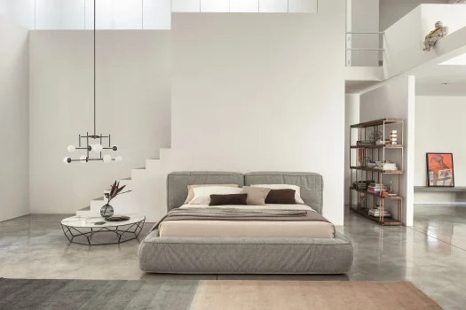  Letto matrimoniale sfoderabile in tessuto - FLUFF di Bonaldo | Zona notte