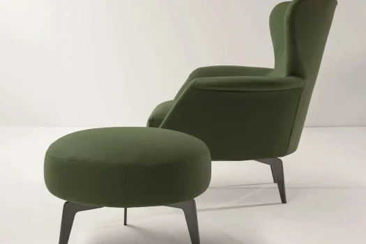 Poltrona in tessuto con braccioli - LOVY ARMCHAIR BERGÈRE di Bonaldo | Divani e poltrone